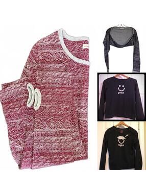 Little Miss Matched Bundle -sweater, wrap and sleep top